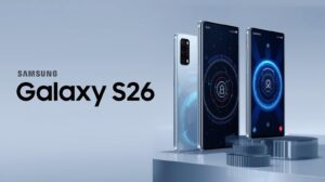 Samsung Galaxy S26 smartphone showcasing privacy-focused display and advanced security interface design