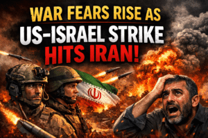 US Israel strike Iran causing explosions and war fears in the Middle East