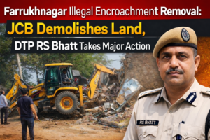 फर्रुखनगर अवैध कब्जा हटाओ अभियान