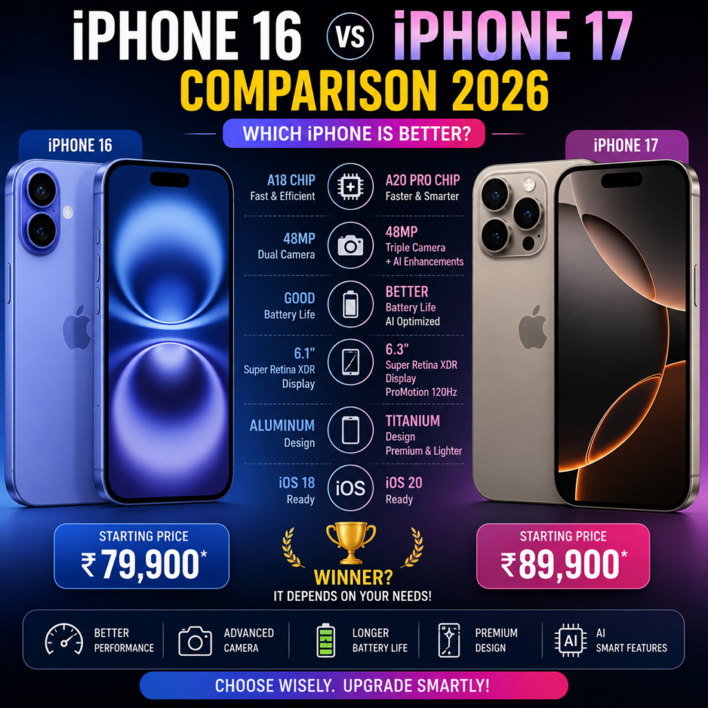 iPhone 16 vs iPhone 17