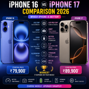 iPhone 16 vs iPhone 17